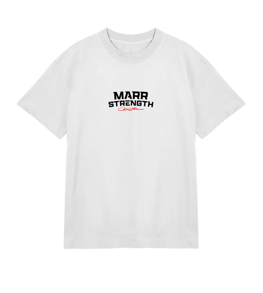 MARR STRENGTH / WHITE T-SHIRT
